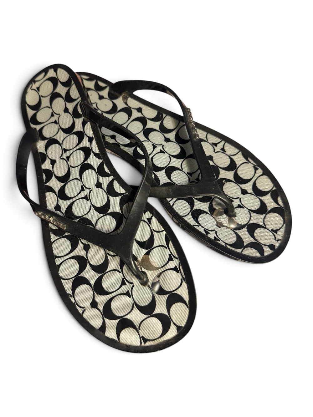 Coach Lyra Thong Sandals Sz 8